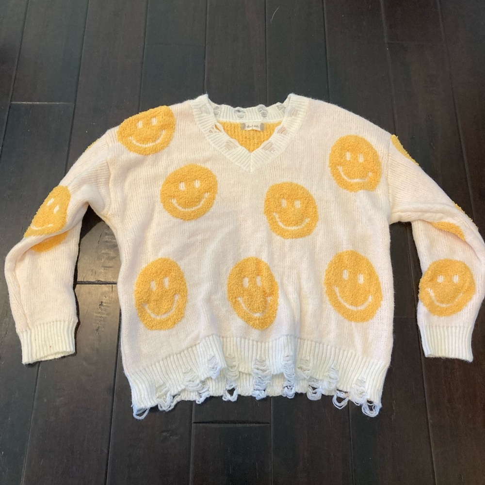 Altar’d State Smiley Face Sweater